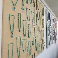 stones, beads, necklace
